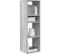 Bibliothèque sonoma gris 34x31x112 cm bois d ingénierie G