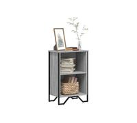 vidaXL Bibliothèque Gris Sonoma 50x31x74,5 cm Bois composite
