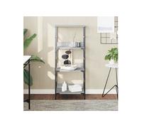 Vidaxl Bibliothèque Sonoma Gris 50x33x117,5 Cm Bois D'ingénierie Gris