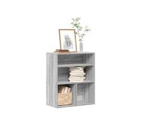 vidaXL Bibliothèque chêne fumé 60×30×71,5 cm bois d'ingénierie