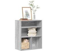 vidaXL Bibliothèque chêne fumé 60×30×71,5 cm bois d'ingénierie