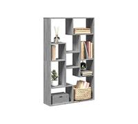 vidaXL Bibliothèque Sonoma gris 72x20x120 cm bois d'ingénierie 858161