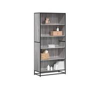 vidaXL Bibliothèque Sonoma gris 80,5x35x170,5 cm – Bois d'ingénierie