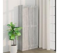 vidaXL Bibliothèque Sonoma Gris – Bois d'ingénierie 82,5x30,5x185,5 cm – 815115