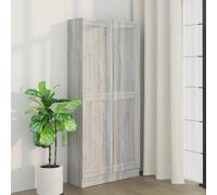 Bibliothèque Sonoma Gris 82,5x30,5x185,5 cm Bois d'Ingénierie Étagère vidaXL