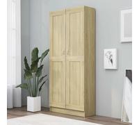 Bibliothèque Sonoma Gris 82,5x30,5x185,5 cm Bois d'Ingénierie Étagère vidaXL
