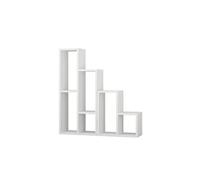 Toilinux - Bibliothèque Sule 89 cm - Blanc - Sule Blanc