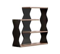 Bibliothèque Support de rangement d'étagère de panneau de densité ouverte de luxe léger de table à plusieurs étages for le bureau à la maison Chambre à coucher