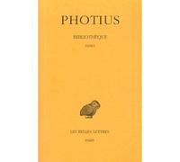 Bibliothèque. Tome IX : index Index - Photius - Belles Lettres - broché - Essai