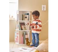 VERTBAUDET Bibliothèque tournante 3 Étages Blanc TU