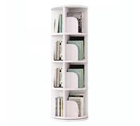 Bibliothèque tournante à 360° 2/3/4/5/6 niveaux, pour la maison, le salon, la chambre à coucher, présentoir de rangement rotatif unique