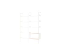 Bibliothèque &Tradition Rhomb IF1 &IF6 Configuration C Chêne laqué/Albâtre