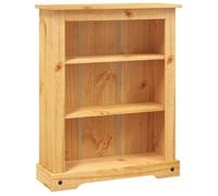 Bibliothèque Verticale - 3 niveaux - Pour enfant/adulte - Gamme Corona Pin mexicain 80x29x100 cm B617