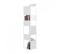 Bibliothèque verticale Tito 40x35x195cm 7 compartments/epoxy-lacquered