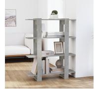 Bibliothèque - VIDAXL - 100x30x123,5 cm - 5 étagères - Gris béton - Contemporain