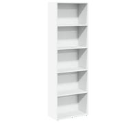 Bibliothèque - vidaXL - bois d'ingénierie - blanc - 60x30x189 cm - résistante à l'humidité - matériau durable pdd93r7604527