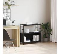 Bibliothèque vidaXL Chêne Noir 80x30x78,5 cm Bois Égalisé