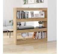 Vidaxl Bibliothèque/Séparateur De Pièce Chêne Sonoma 100x30x103 Cm