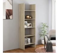 Bibliothèque - VIDAXL - Chêne Sonoma - 5 étagères - 60x35x180 cm