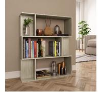 Bibliothèque/Séparateur De Pièce Chêne Sonoma 80x24x96 Cm Marron