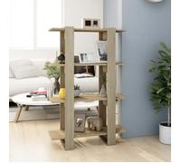 Bibliothèque - vidaXL - Chêne sonoma - 80x30x123 5 cm - Meuble moderne - Séparateur de pièce