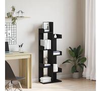Bibliothèque Vidaxl En Chêne Noir 48x25,5x140 Cm