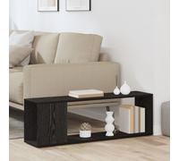 Bibliothèque vidaXL noire en chêne, 100x24x32 cm, en bois d'ingénierie