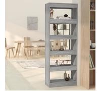 Bibliothèque - VIDAXL - Sonoma gris - 60x30x166 cm - Meuble de salon - Cloison de séparation