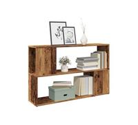 vidaXL Bibliothèque Vieux bois 100×24×63 cm en bois d'ingénierie Marron