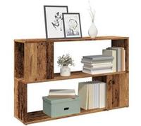 vidaXL Bibliothèque Vieux bois 100×24×63 cm en bois d'ingénierie Marron
