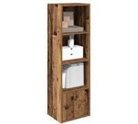 vidaXL Bibliothèque Vieux Bois – 31×24×102 cm – Bois d'ingénierie