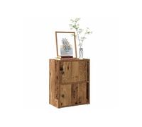 vidaXL Bibliothèque Vieux Bois – Bois d'ingénierie 40x24x52 cm