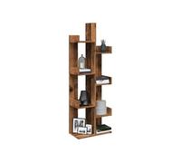 Vidaxl Bibliothèque Vieux Bois 48x25,5x140 Cm Bois D'ingénierie Multicolore