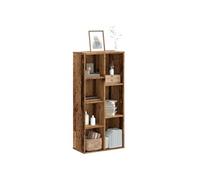 vidaXL Bibliothèque Vieux bois 50x25x105 cm Bois d'ingénierie Marron
