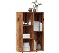 vidaXL Bibliothèque Vieux Bois – 50x25x80 cm – Bois d'ingénierie