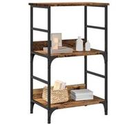 vidaXL Bibliothèque vieux bois 50x33x82 cm bois d'ingénierie Marron G