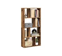 Bibliothèque vieux bois 60x20x120 cm bois d'ingénierie, étagère, étagère de rangement, support à livres, étagère à livres, étagère de stockage 858154