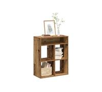 Bibliothèque vieux bois 66x31x80 cm bois d ingénierie
