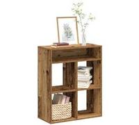 Bibliothèque vieux bois 66x31x80 cm bois d ingénierie