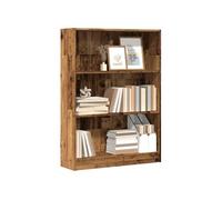 Bibliothèque vieux bois 80x24x109 cm bois d ingénierie