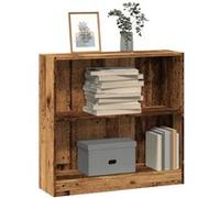 vidaXL Bibliothèque Vieux Bois en bois d'ingénierie 80x24x76 cm Marron