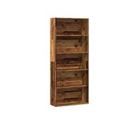 vidaXL Bibliothèque Vieux bois 80x30x189 cm – Bois d'ingénierie Marron