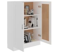Bibliothèque VINGVO - Blanc - 82,5x30,5x115 cm - 3 étagères - Bois - Panneaux de particules