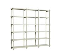 Bibliothèque Woody Shelving 2.0, Grand , Gris Fumé/acier