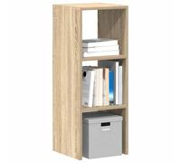 Bibliothèques 2 pcs empilable gris béton bois d'ingénierie étagère vidaXL