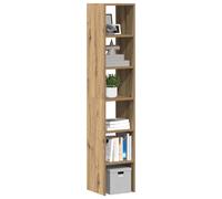 vidaXL Bibliothèques 2 pcs empilable chêne artisanal bois d'ingénierie Marron