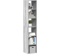 Bibliothèques 2 pcs empilable sonoma gris bois d ingénierie sonoma gris G