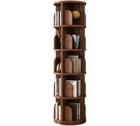Bibliothèques Bibliothèque Rotative Étagère en Bois Massif À 360 ° Étagère À Livres D'images Salon Étagère De Rangement À Plusieurs Niveaux Noyer (Taille : 46 * 162cm)