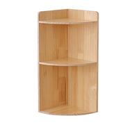Bibliothèques d'angle À 3/4/5 Niveaux, Étagère d'angle en L, Étagère d'angle Haute avec Panneau Arrière, Rangement Ouvert for Salon, Bureau À Domicile(3 Tiers)