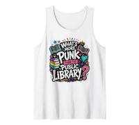 Bibliothèques drôles Qu'y a-t-il de Plus Punk Que la bibliothèque publique Débardeur
